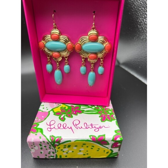 Lilly Pulitzer Jewelry - Lilly Pulitzer Bird of Paradise Earrings
